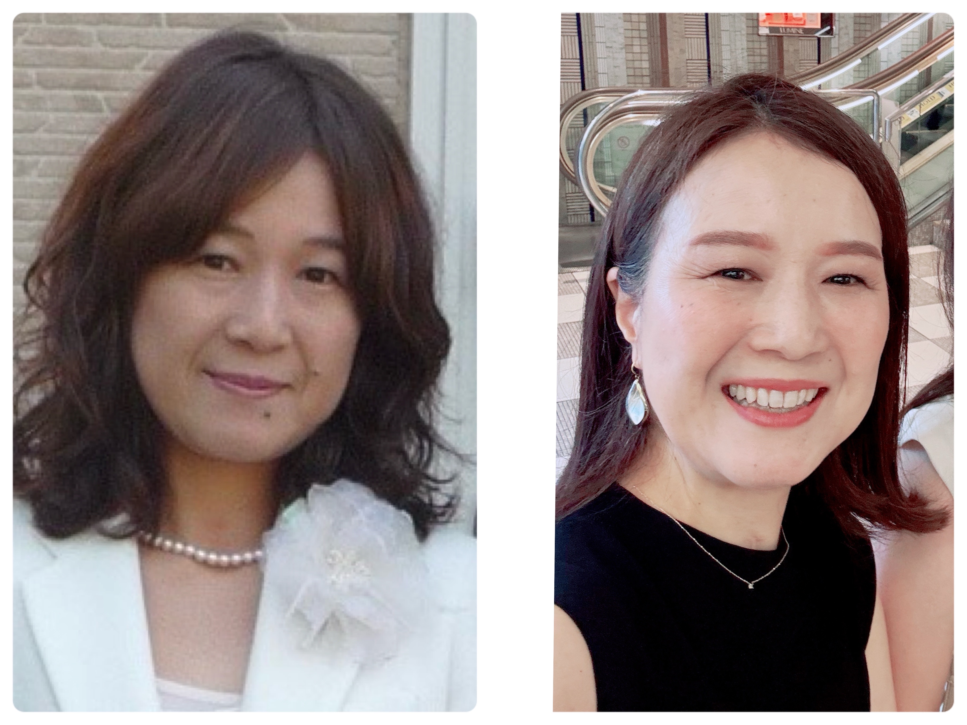 40代50代メイクビフォーアフター 老けて見えるメイク 老けて見えないメイク比較